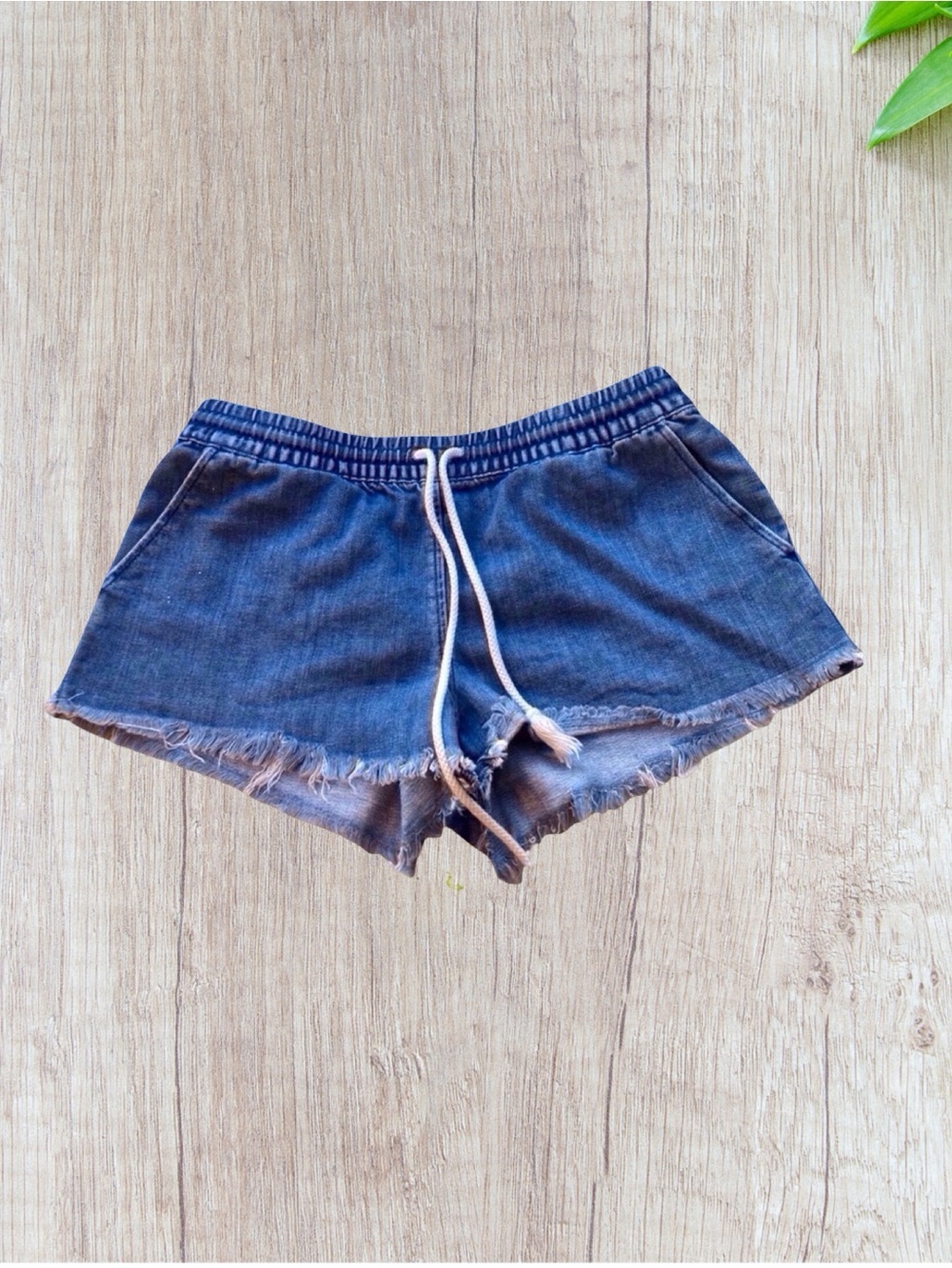 Aerie Denim Drawstring Shorts – Casual & Comfy  small great condition